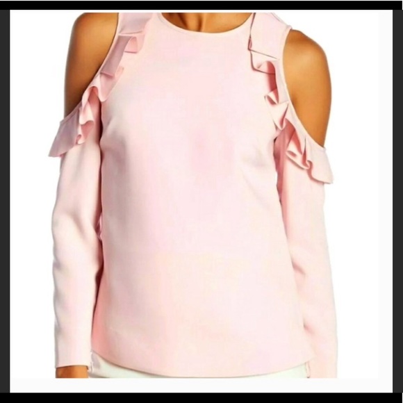 NEW Ted Baker Cold Shoulder Ruffle Top - Picture 11 of 11